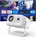 [3000+ Licensed Apps/Live TV/HDR10+/50W DoIby Audio] Smart 4K-Projector with WiFi