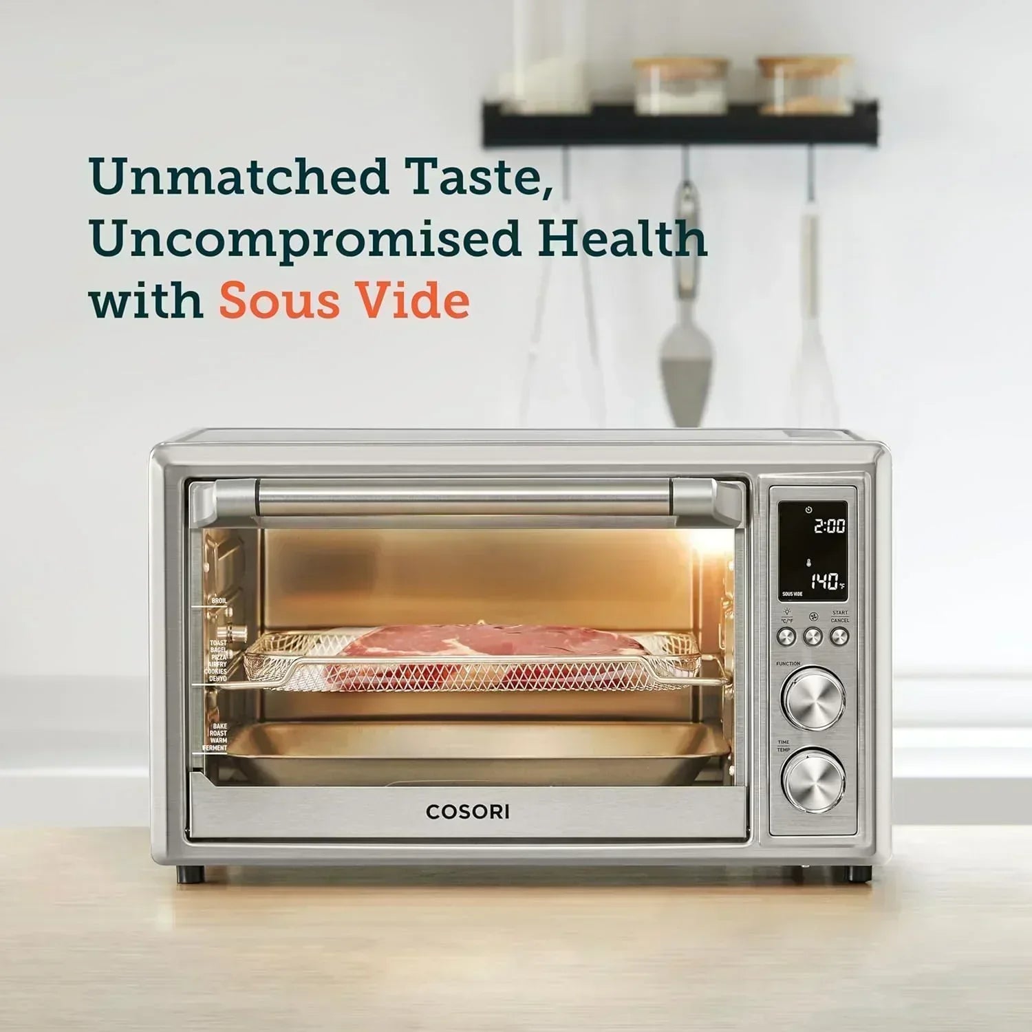 Air Fryer Toaster Oven Combo 13-in-1 32Qt APP Voice Control Convection Oven Countertop