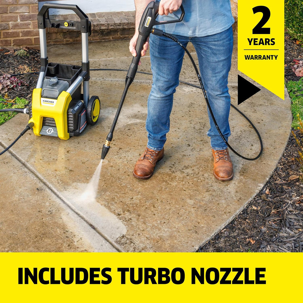 Kärcher Pressure Washer K1700 3 nozzles detergent box