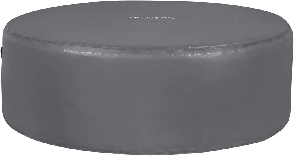 Bestway SaluSpa Miami EnergySense AirJet Inflatable Hot Tub Spa (71 x 26) | Portable Hot Tub with 2 Covers (1 Energy-Efficient Thermal Cover and 1 Standard Cover) | Fits Up to 2-4 Persons | Black
