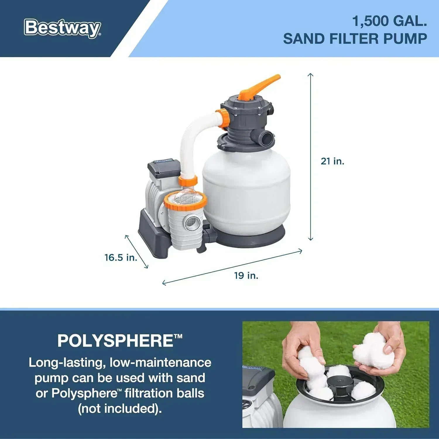 Power Steel 14' x 8'2 x 39.5 Oval Above Ground Pool Set Includes 530gal Filter Pump Ladder