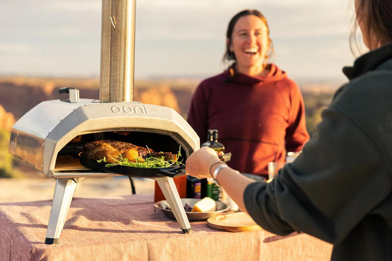 Ooni Karu 12 Multi-Fuel Outdoor Pizza Oven Reaches 950°F and Cooks 12 Inch Pizzas