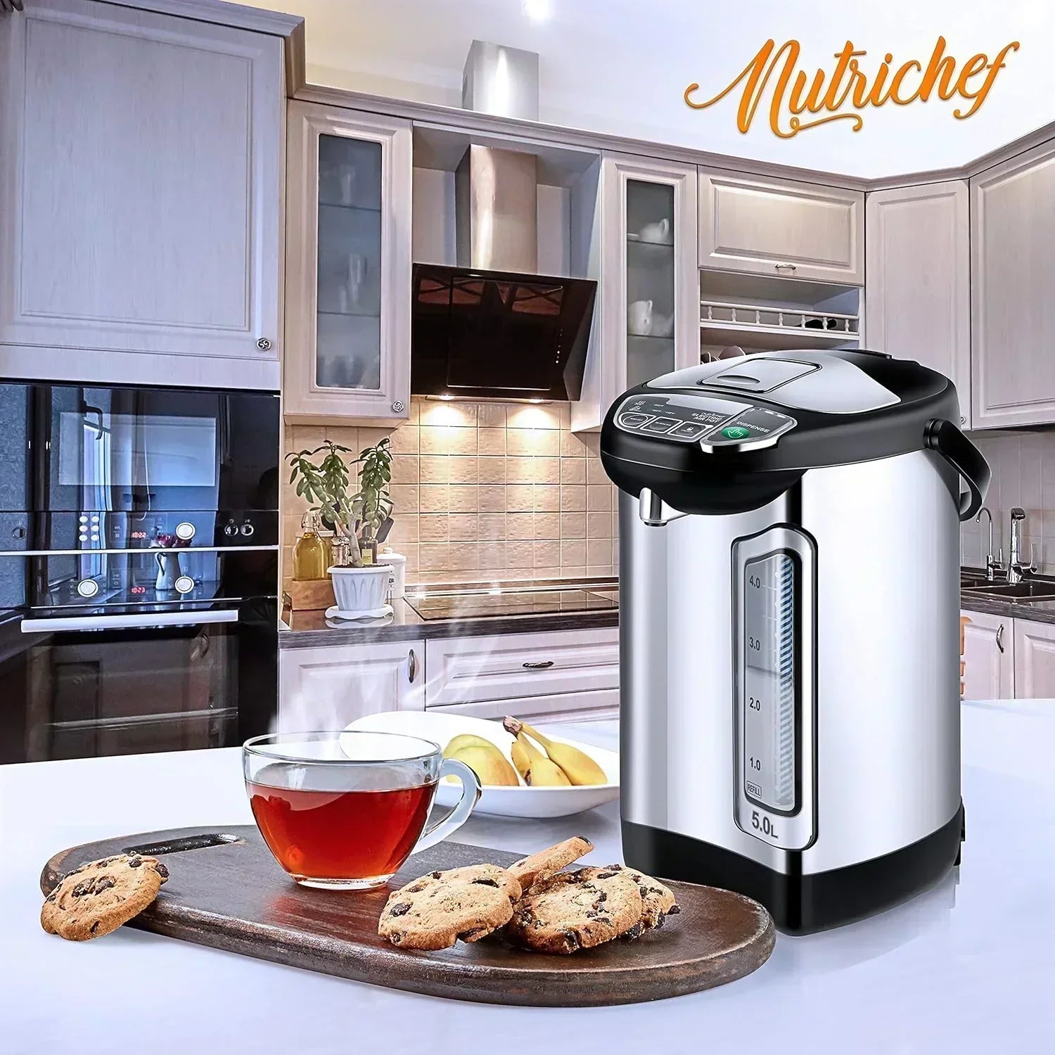 NutriChef Water Heater and Hot Water Dispenser 8L Electric Beverage Dispenser