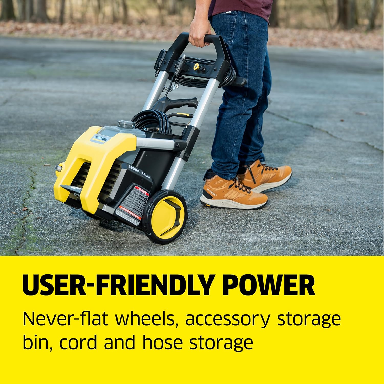 Kärcher Pressure Washer K1700 3 nozzles detergent box