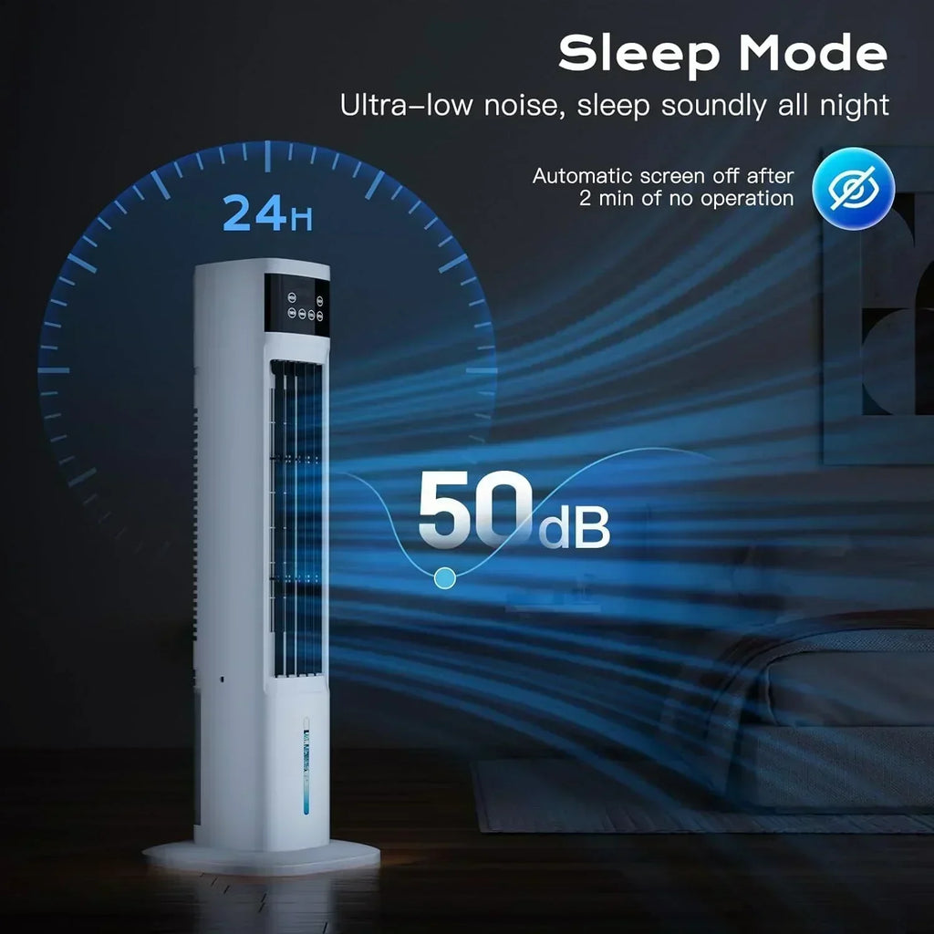Evaporative Air Cooler 3-in-1 Portable Air Conditioners 4 Modes 3 Speeds Fast Cooling Portable