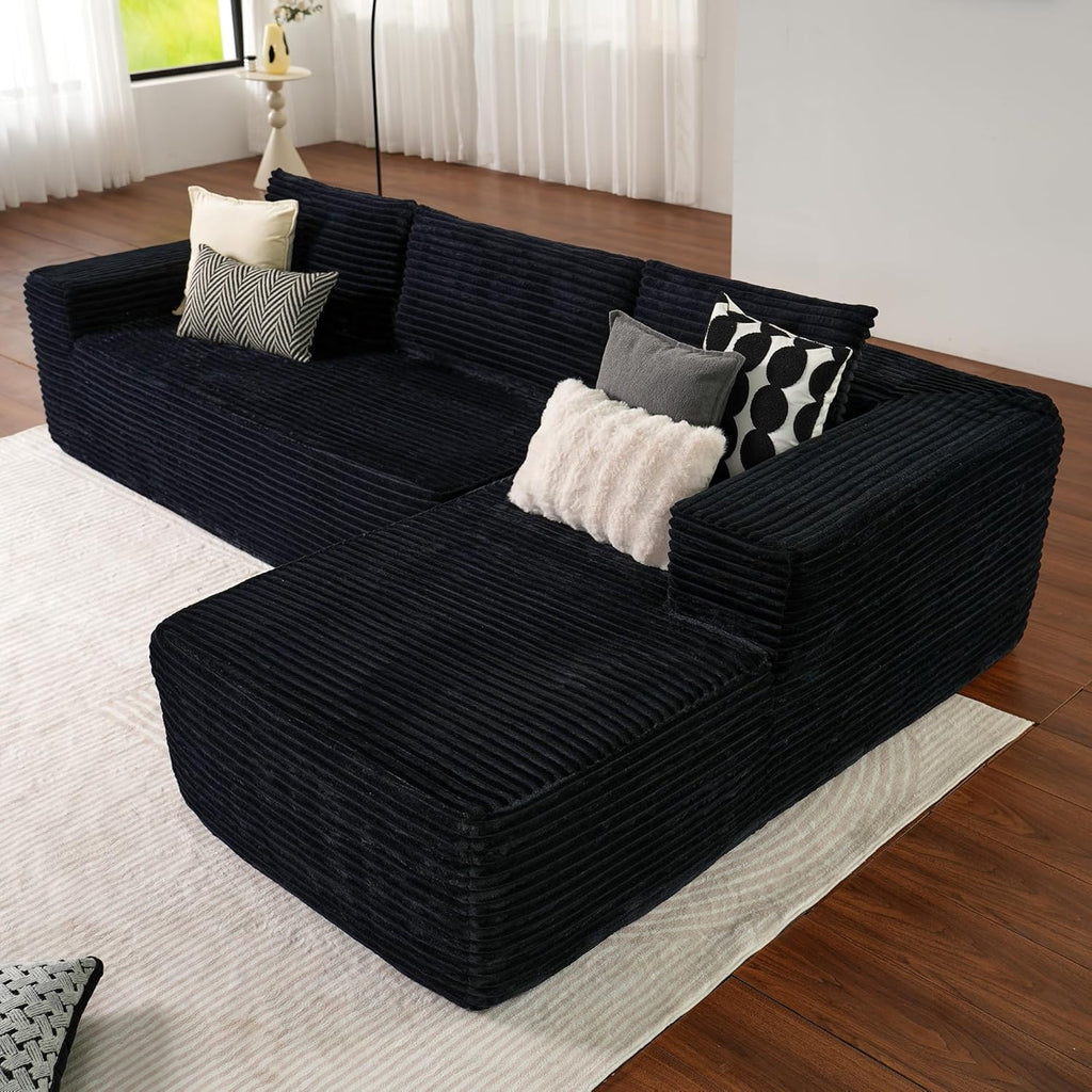 Ovios 104 Cloud Section Sofa L-shaped lounge chair, modern modular sofa