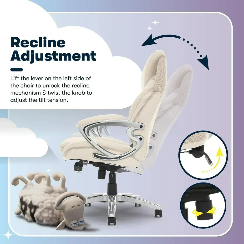 Executive office chair ergonomic computer desk and chair