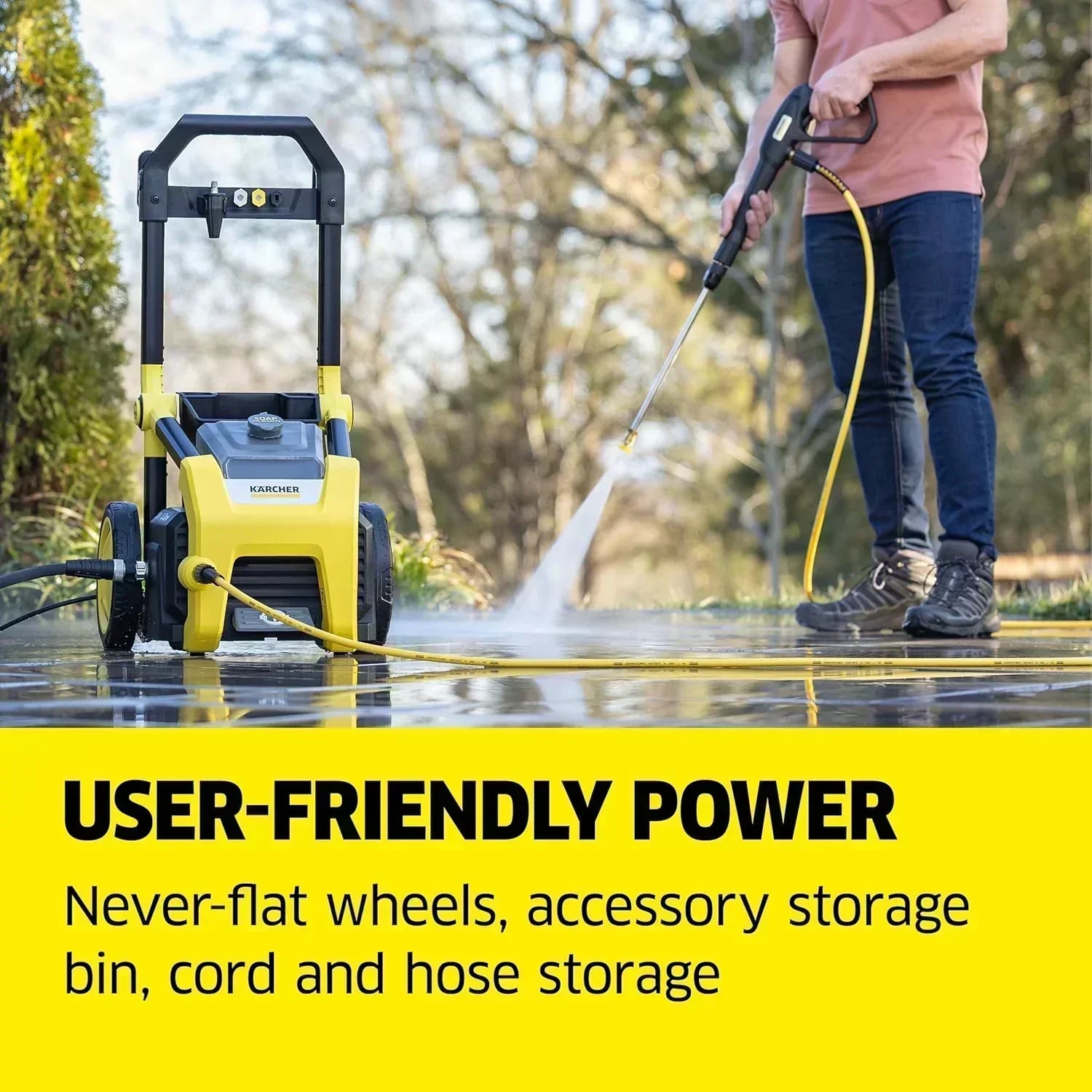 Kärcher Pressure Washer K1700 3 nozzles detergent box