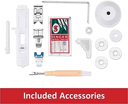 Heavy-Duty 4423 High-Speed Sewing Machine Includes Accessory Kit 97 Stitches One-Step Buttonhole