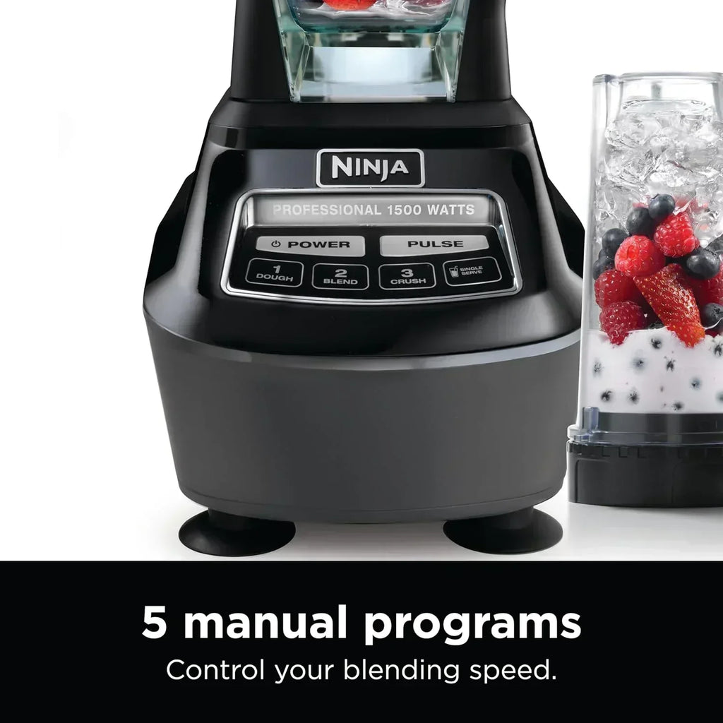 Ninja Mega Kitchen System 1500 Watt 72 Ounce Full Size Blender and 8 Cup Food Processor