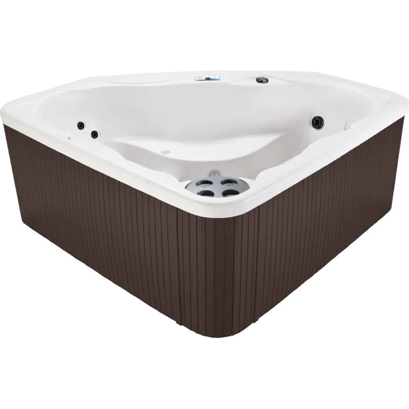 Lifesmart Spas 3 Person 17 Jet Plug And Play Hot Tub with Ozonator in Espresso