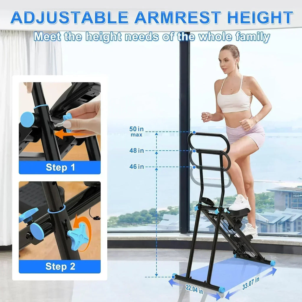 Stair Stepper for Home Gym Folding Vertical Climber Cardio Exercise Machine Stair Climber