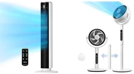 LEVOIT Tower Fan for Bedroom Standing Fan with 28dB Quiet for Sleep Remoter 12H Timer