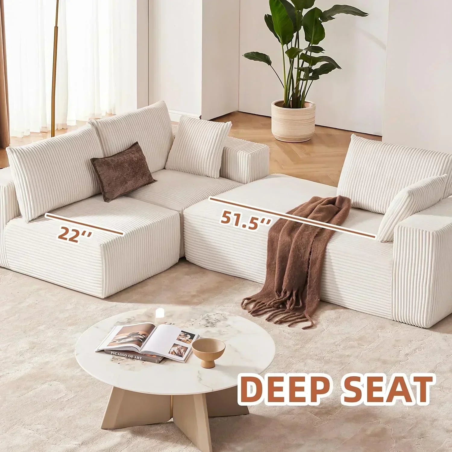 108 inch sectional sofa cloud sectional sofa with deep seat modern sectional L shaped sofa