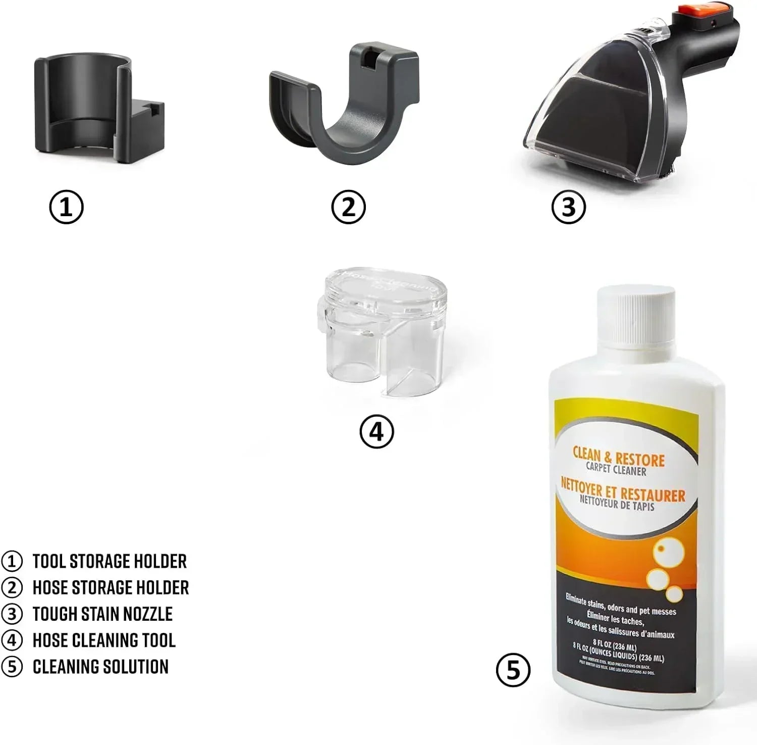 7 Amp Portable Spot Cleaner for Car Cleaning Carpet and Upholstery Stain Removal