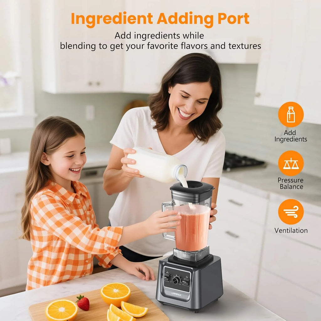KitchenAid Blender, 2000W Professional-Grade High-Speed Countertop Blender with 68oz Blending Jar and 27oz To-Go Cup
