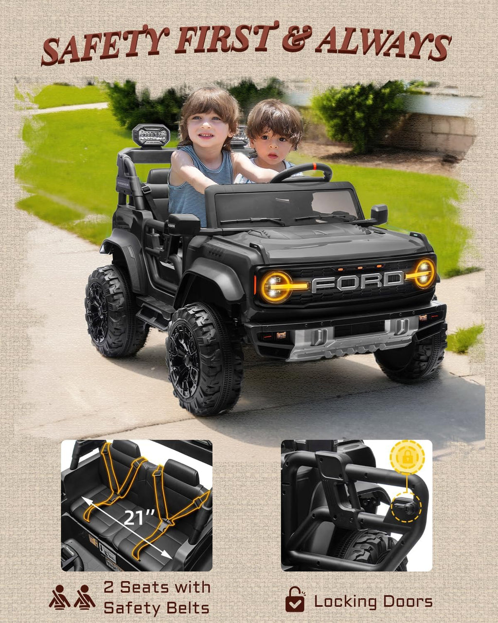Kids Pink Ride-On Truck Battery Powered Electric Toy Car