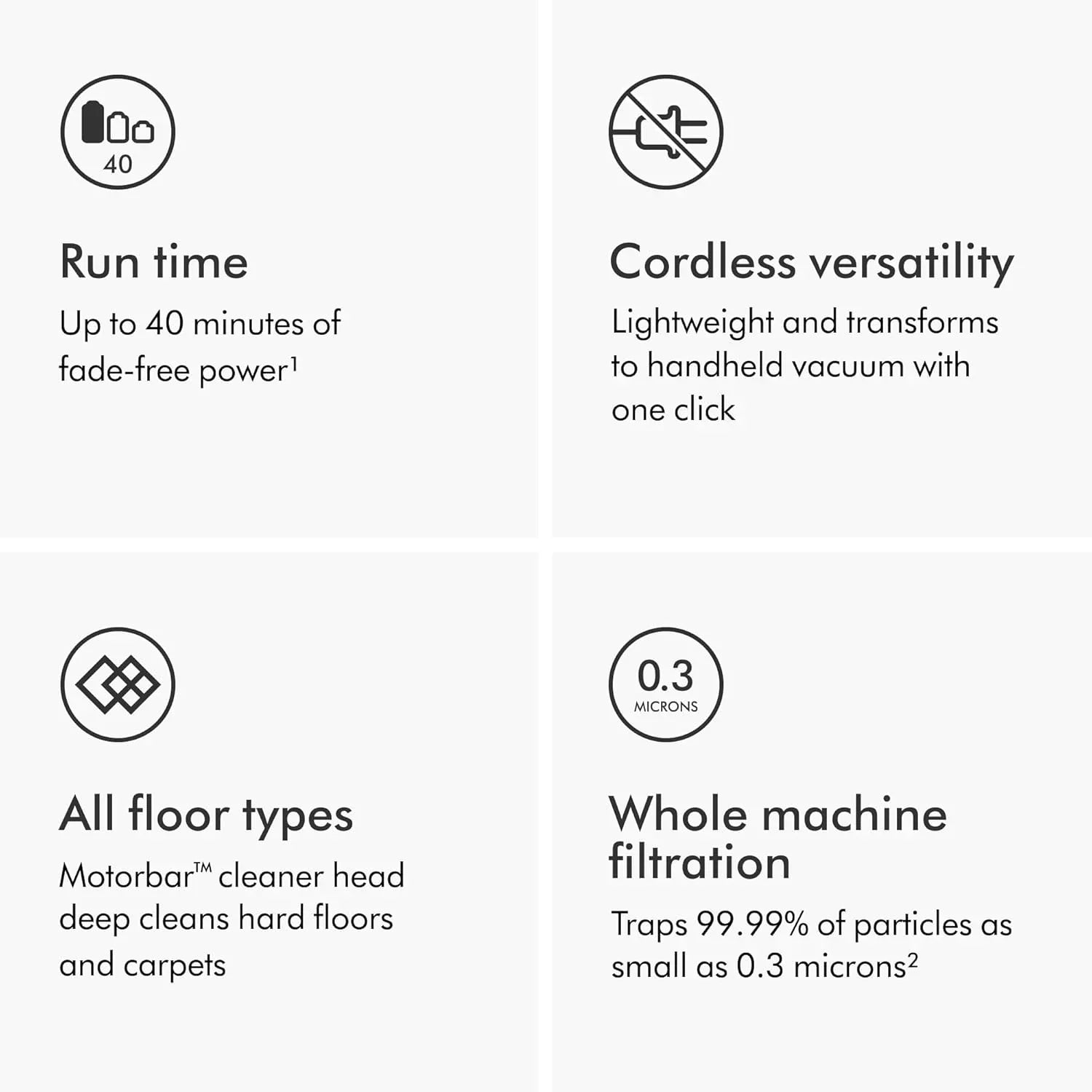 Cordless vacuum cleaner silver/nickel