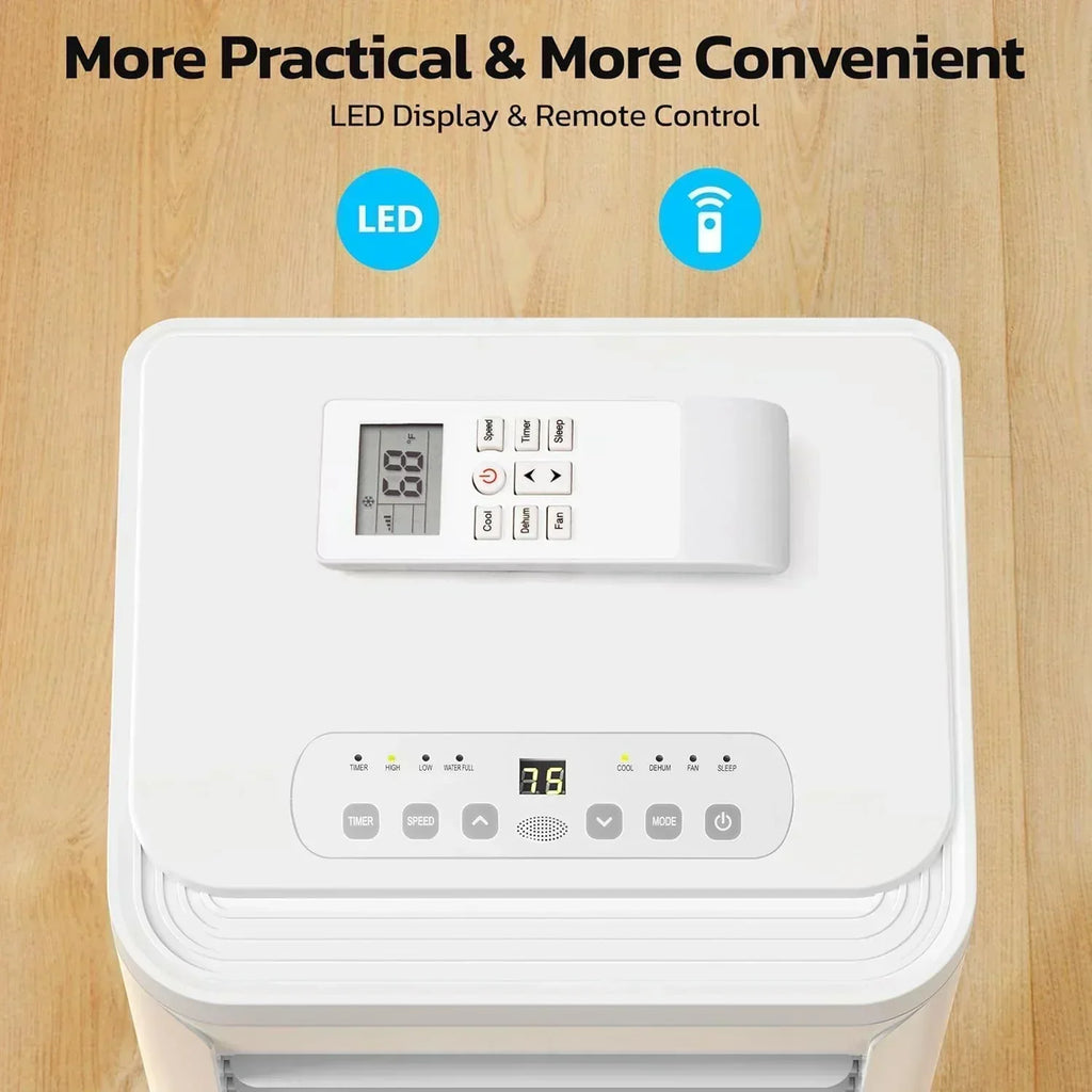 ZAFRO 8,000 BTU Portable Air Conditioners 4 Modes Portable AC Unit with Fast Cooling