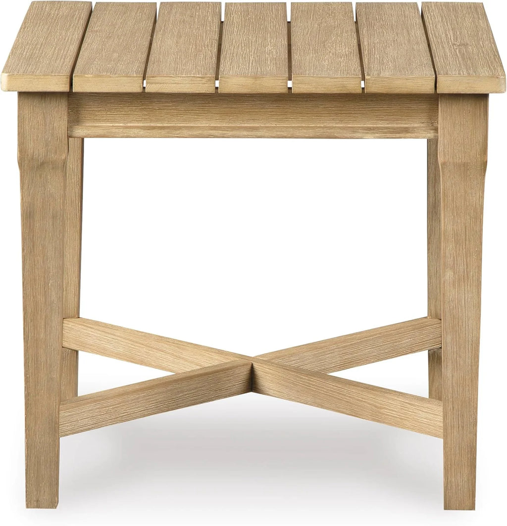 Coastal view outdoor terrace eucalyptus sofa