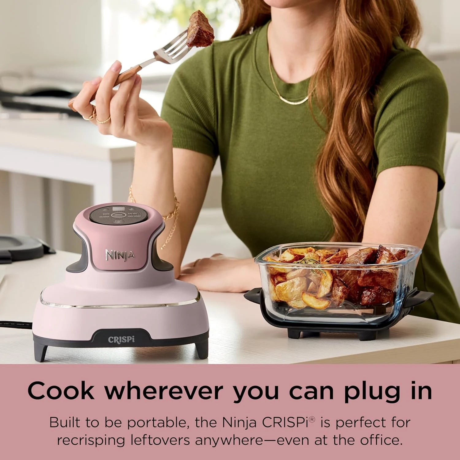 Ninja Crispi 4-in-1 Portable Glass Air Fryer Cooking System