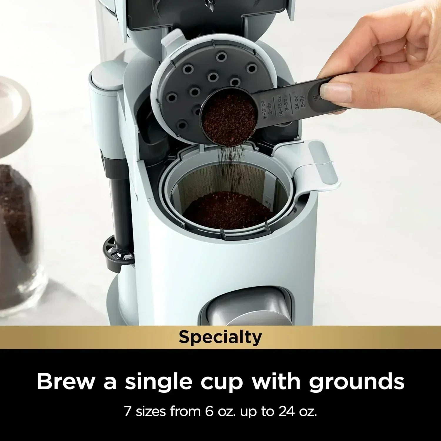Ninja Single Serve Coffee Maker 56 oz Reservoir Stone