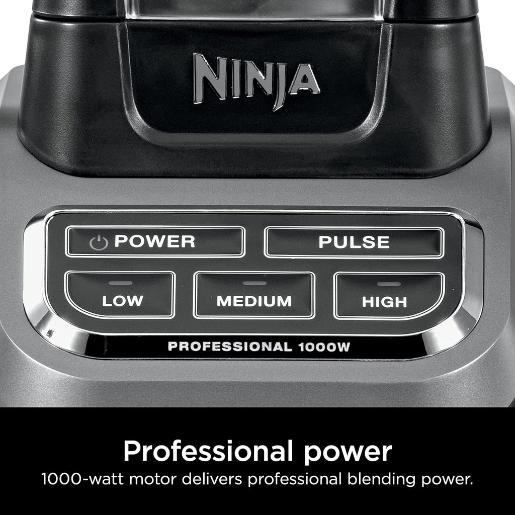 Ninja BL610 Professional 72 Oz Countertop Blender 1000-Watt Base Total Crushing Technology