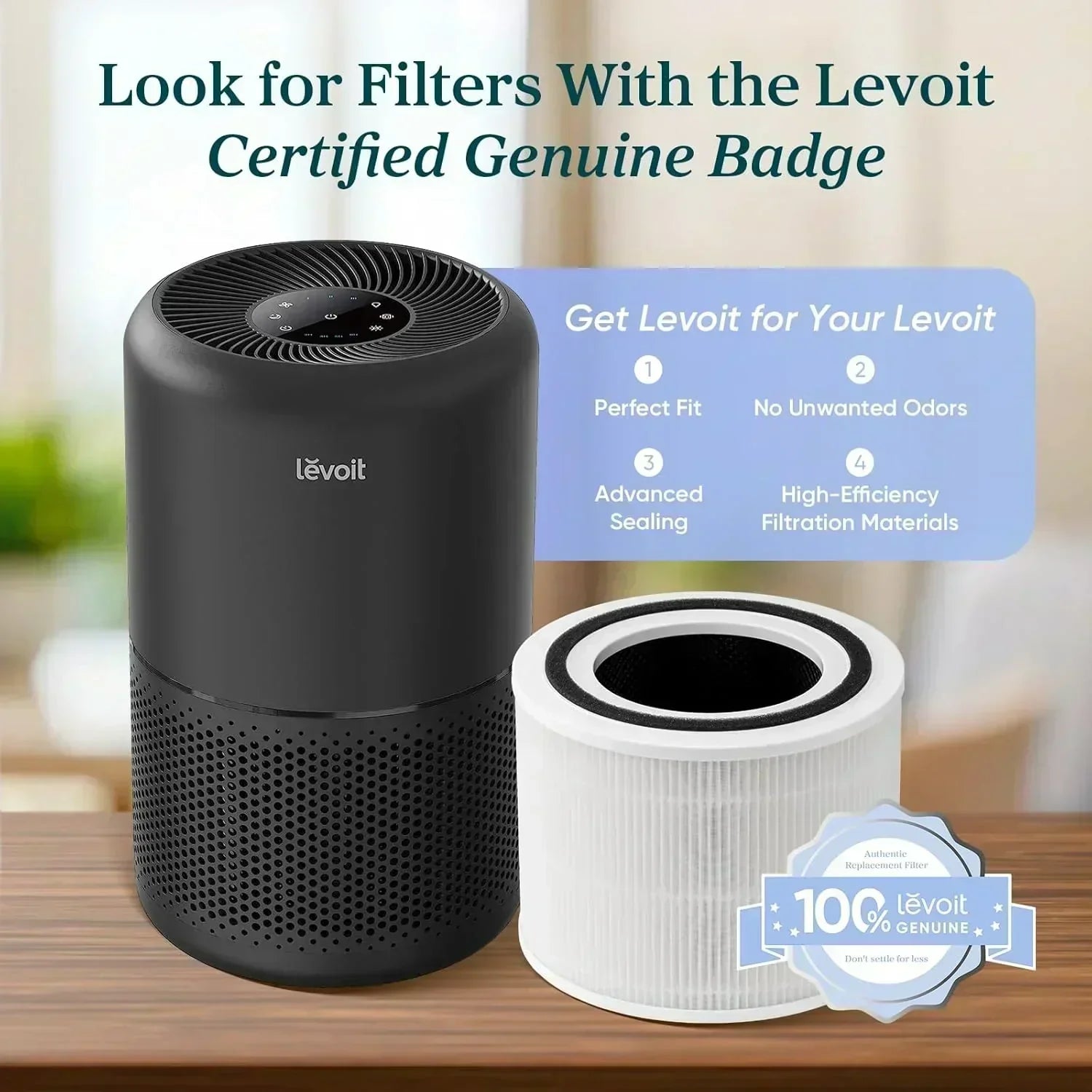 Air Purifier for Bedroom Allergies and Pet Hair 56W High Torque Motor