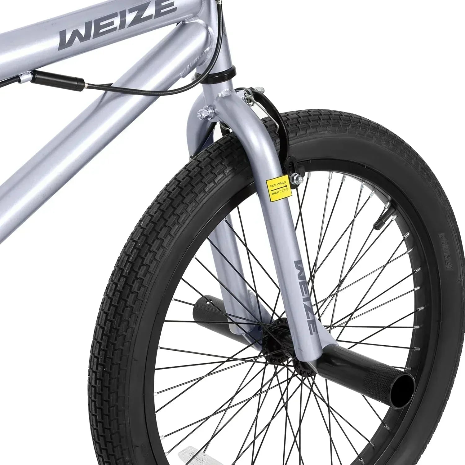WEIZE Freestyle BMX Bicycle 20 Inch Stunt Bike for Kids and Adults Men and Women High Strength