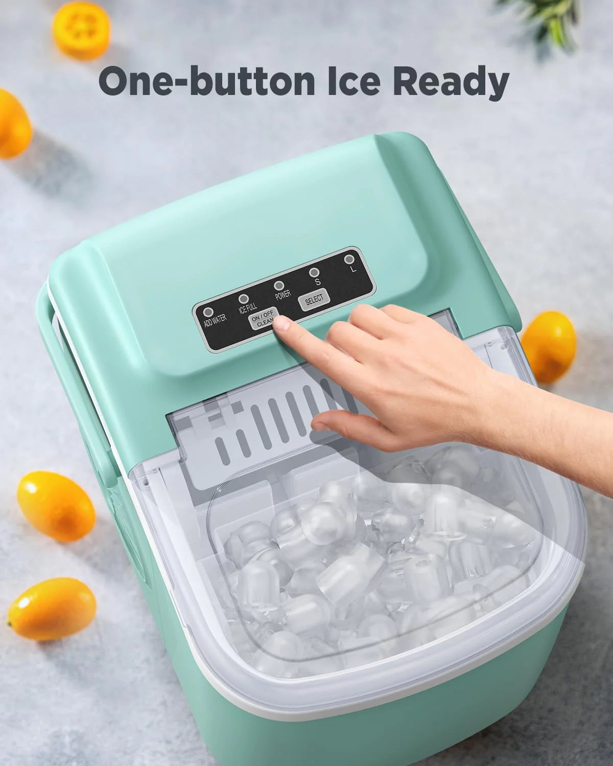Nugget Ice Maker Countertop, Silonn Chewable Pellet Ice Machine with Self-Cleanin Function, 33lbs/24H Portable Ice Makers for Home Kitchen Officce, Black