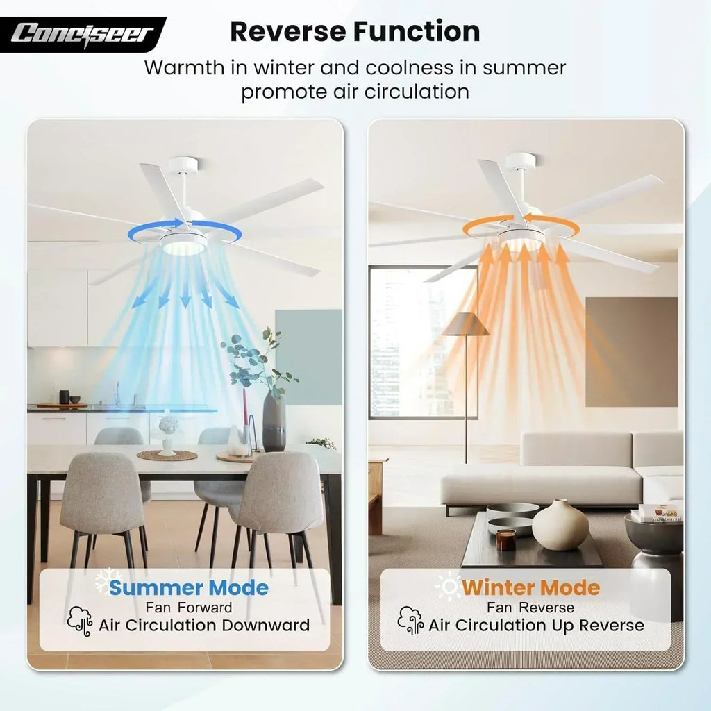 Modern ceiling fan 72 inch bedroom living room library cafe outdoor/industrial