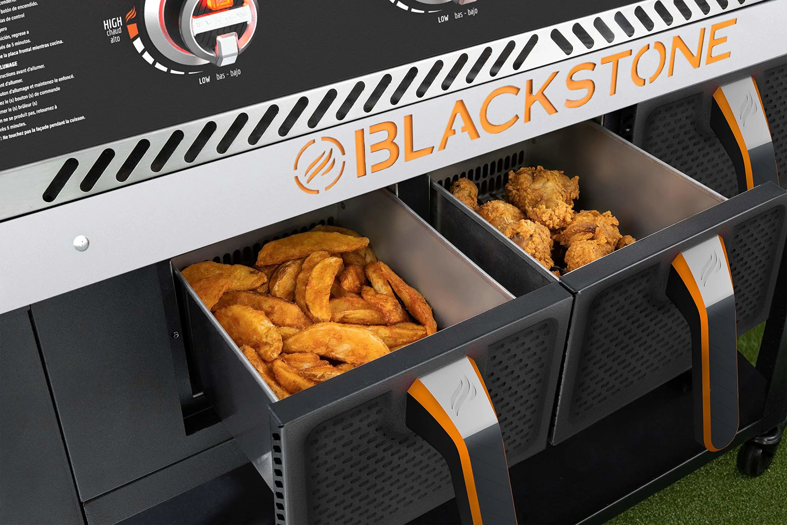 Blackstone 4 Burner and Air Fryer Combo 36
