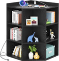 Aheaplus Corner Cabinet Corners Cube Toy Storage for Small Space