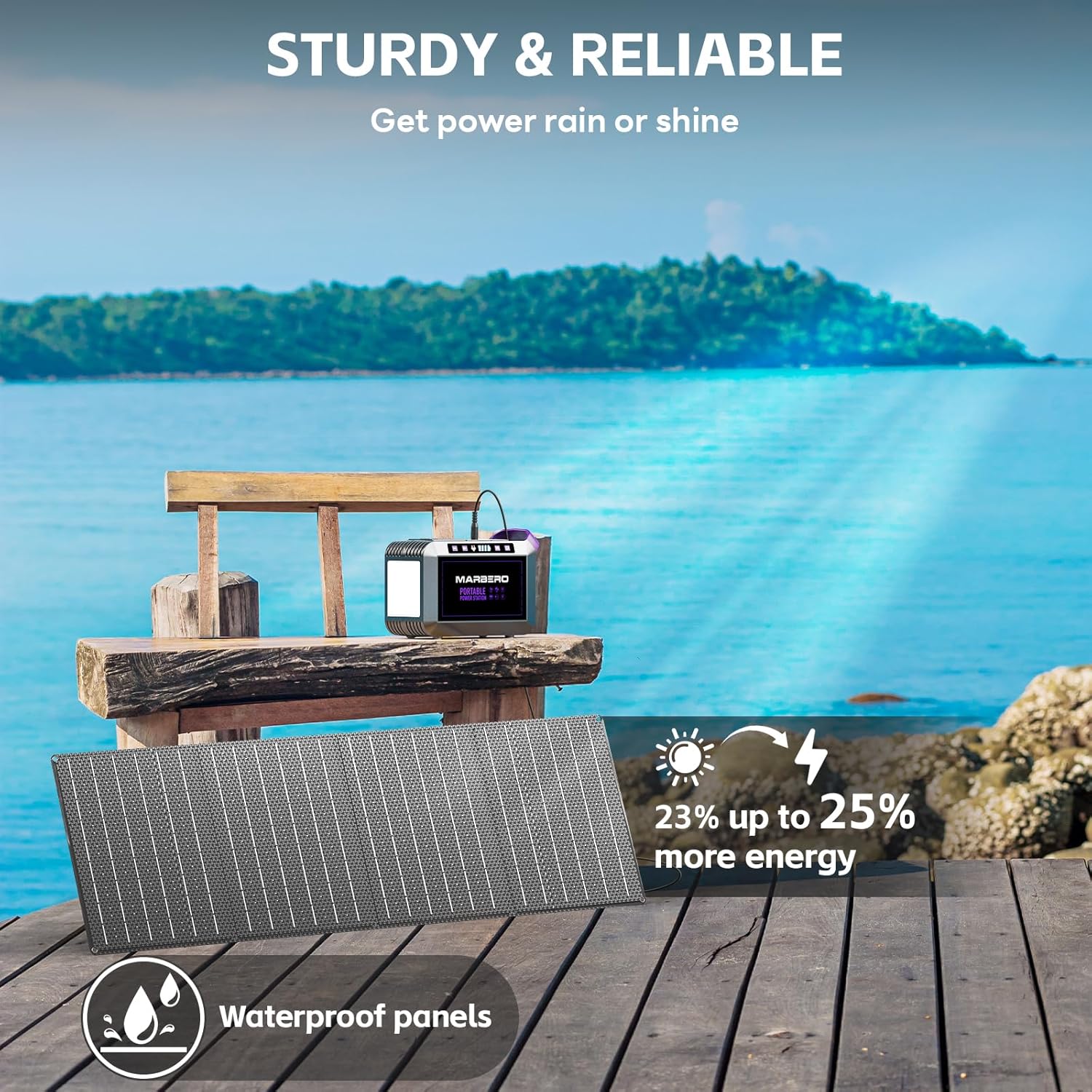 Portable Power Station 88Wh Camping Lithium Battery Solar Generator Fast Charging Power Bank