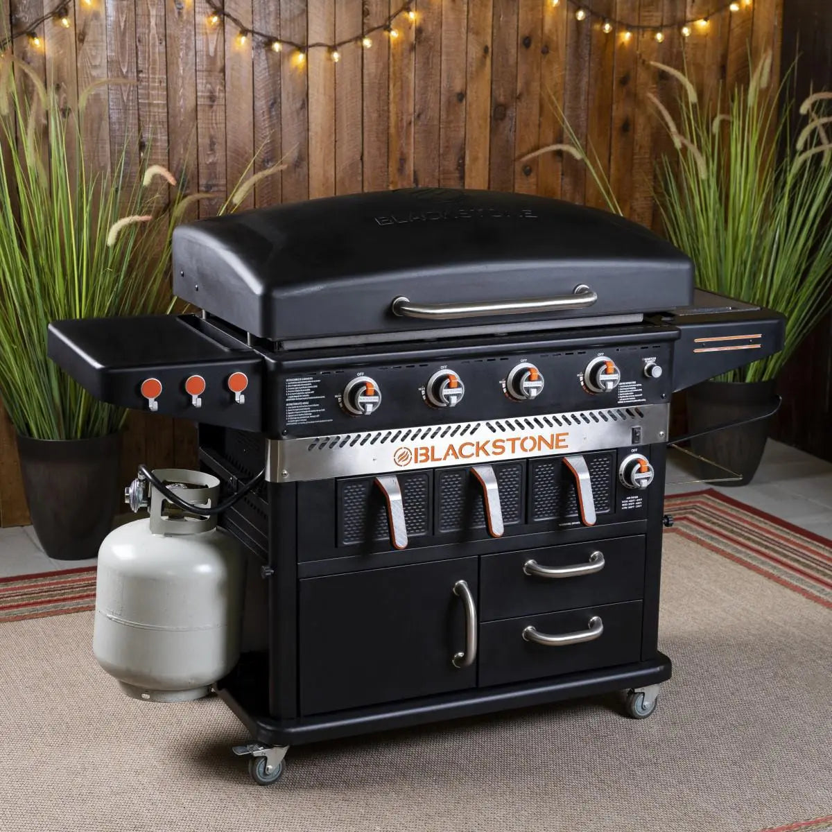 Blackstone 4 Burner and Air Fryer Combo 36