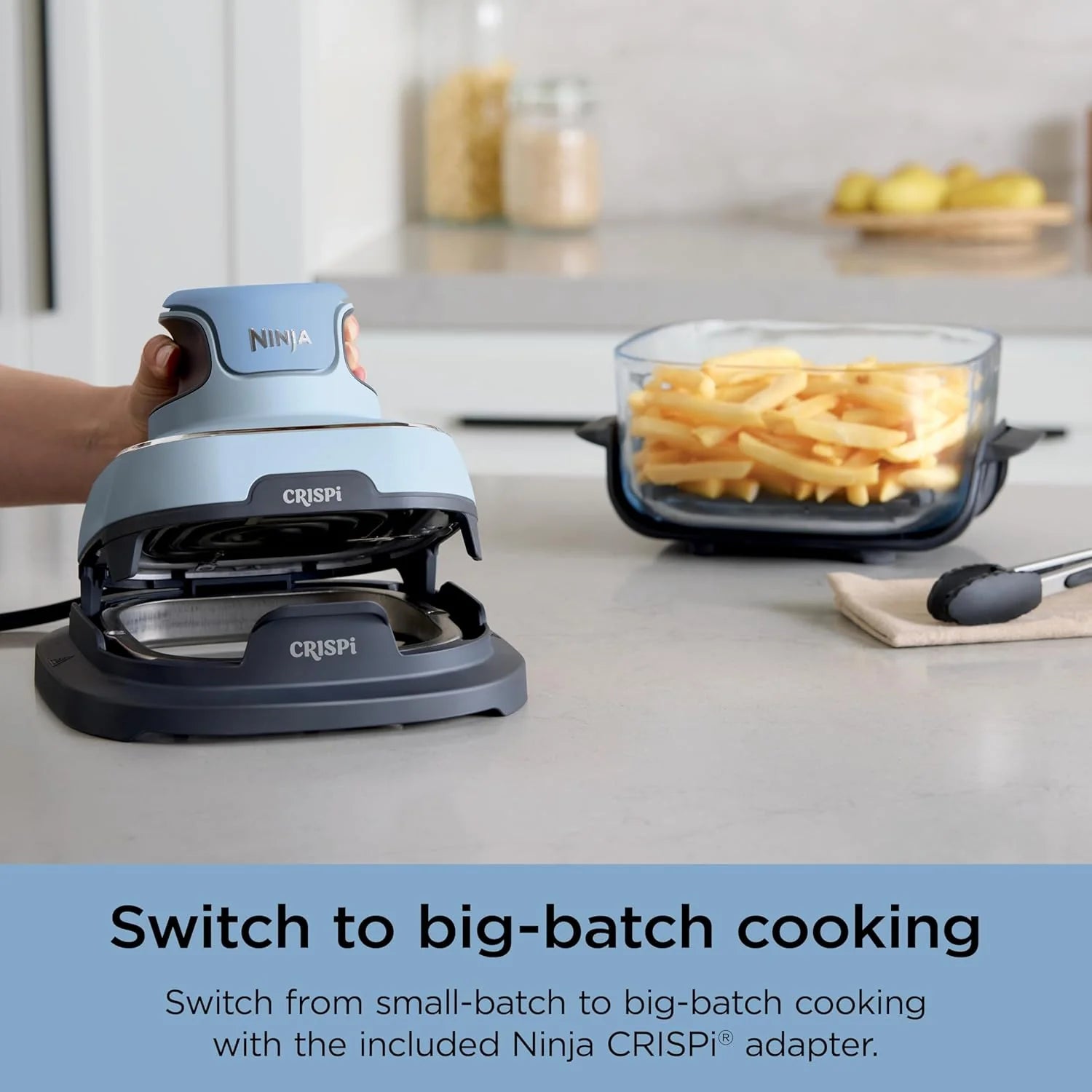 Ninja Crispi 4-in-1 Portable Glass Air Fryer Cooking System