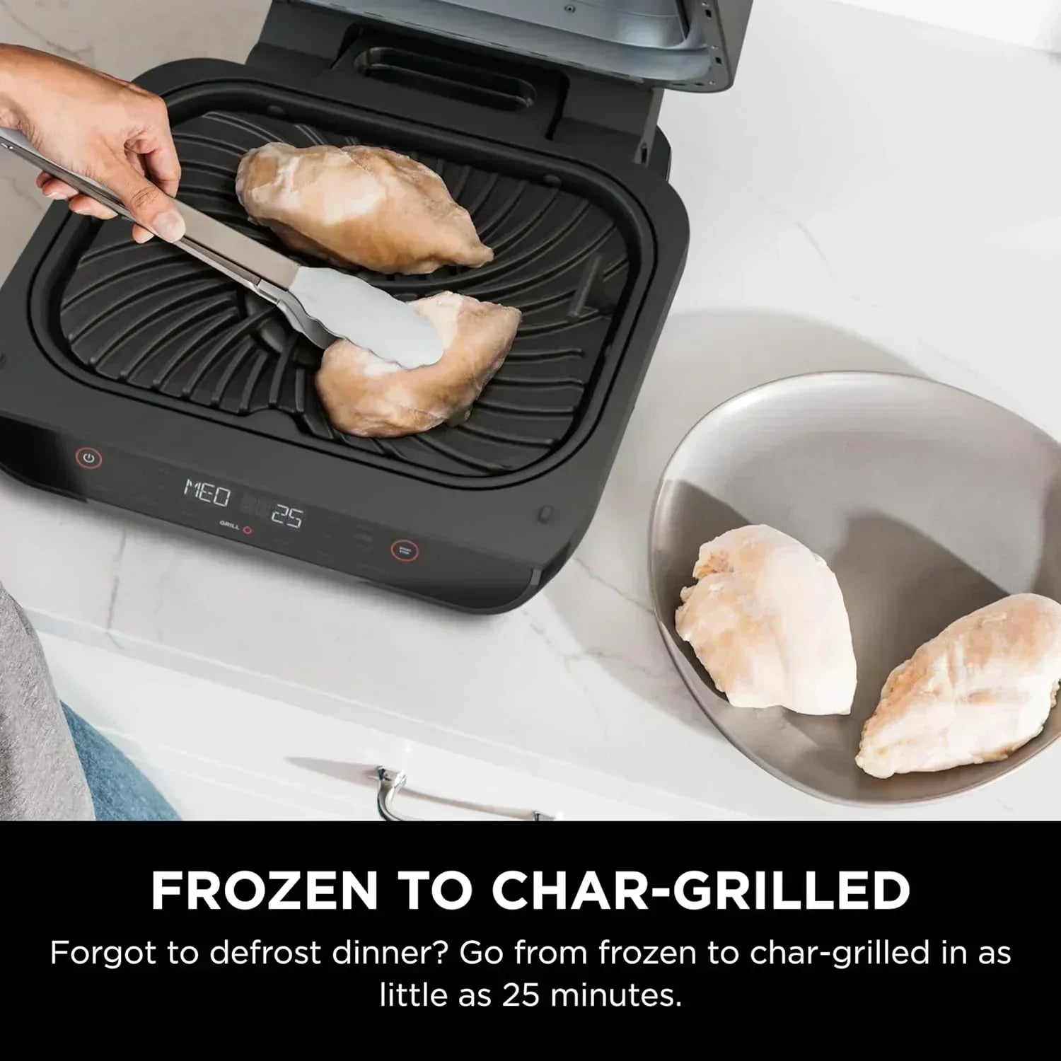 Ninja Foodi Smart XL 6-in-1 Indoor Grill with Air Fry Bake Roast Broil and Dehydrate