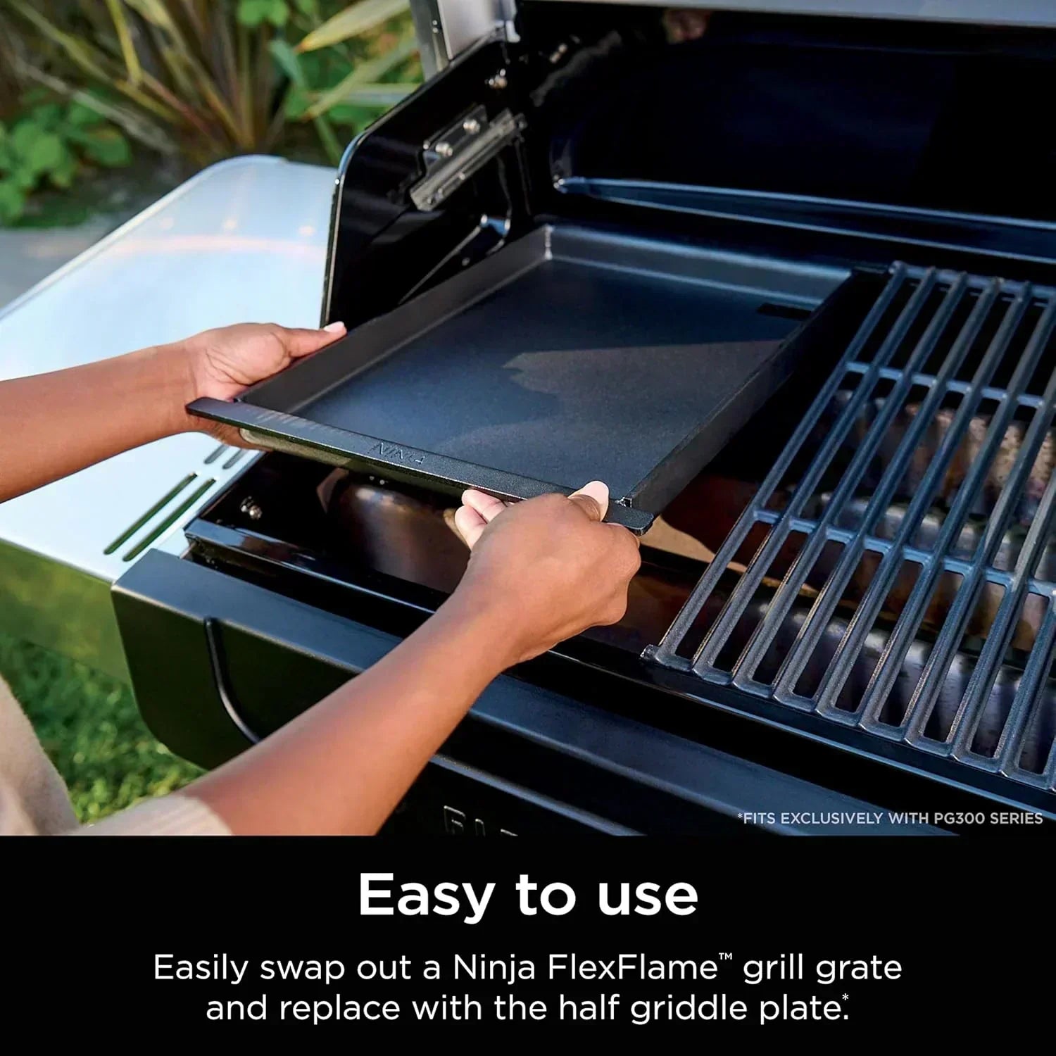 Ninja FlexFlame Grill and Smoker Electric Propane Grill Roaster BBQ Grill 5-in-1 Cooking System