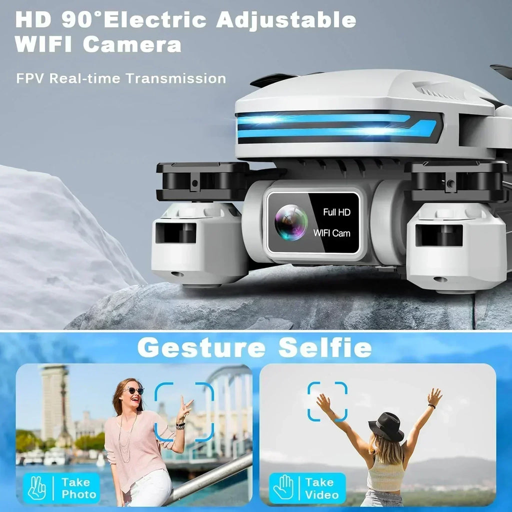 2K HD FPV Drone for Adults with Camera Altitude Hold Foldable and Portable