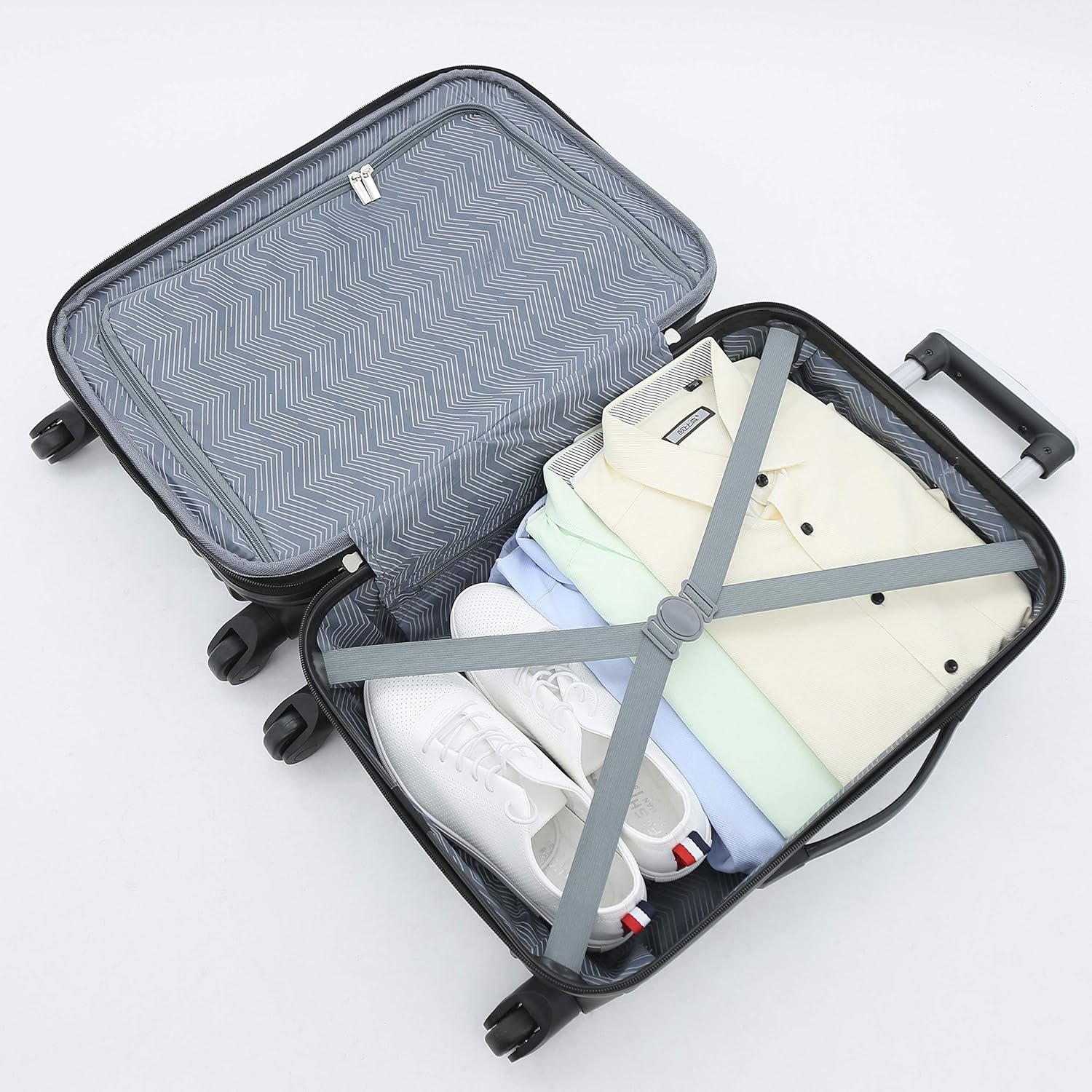 Hardside Travel Luggage Lilac Set of 4