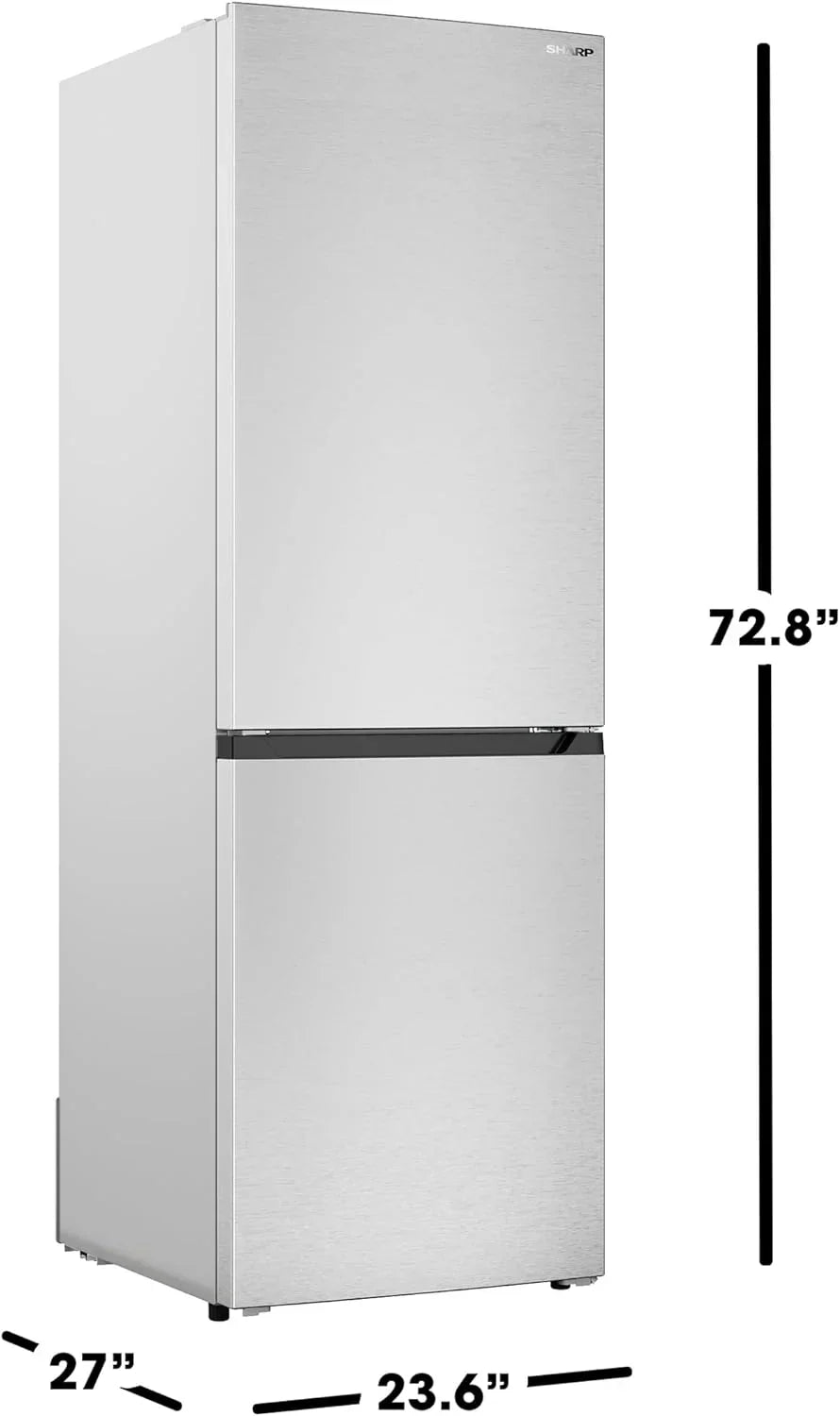 Sharp Bottom-Freezer Counter-Depth Refrigerator 24 Inch 11.5 Cubic Foot