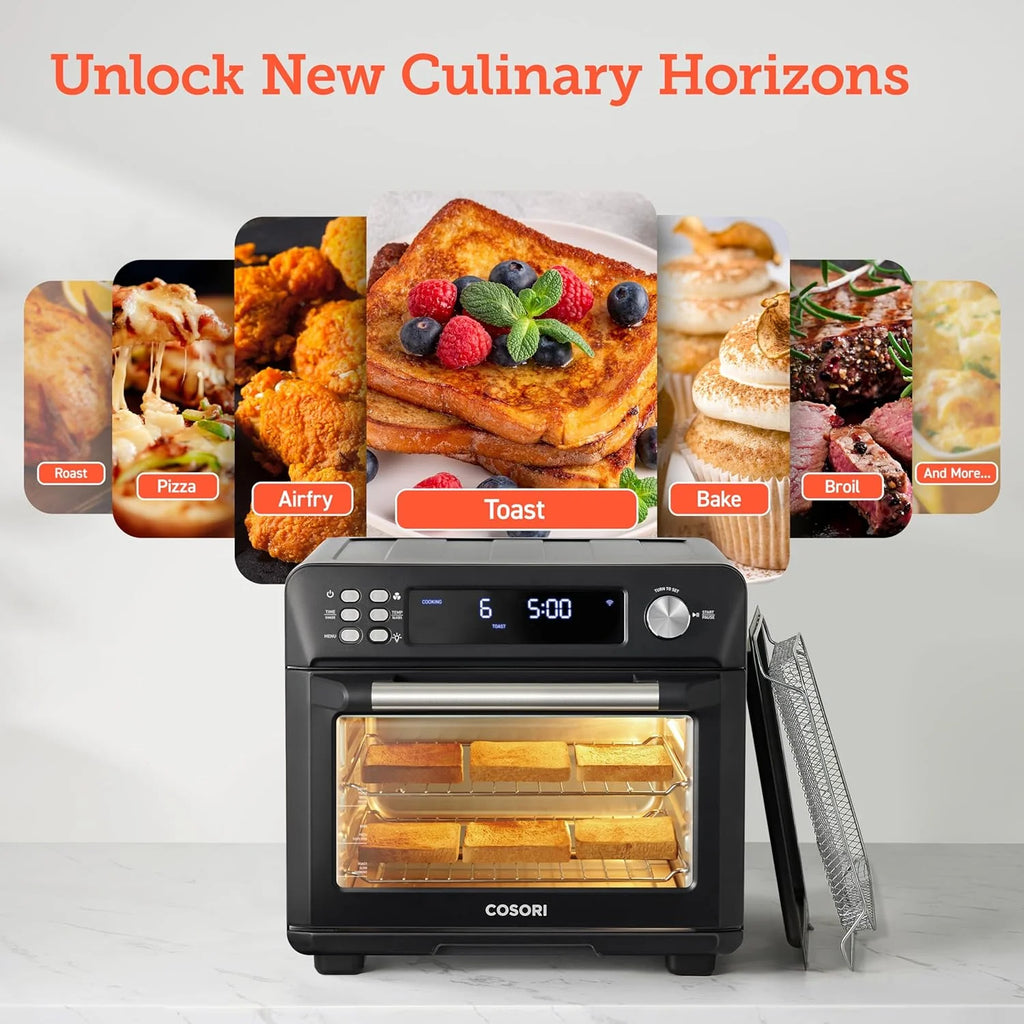 COSORI Smart 12-in-1 Air Fryer Toaster Oven Combo Airfryer Convection Oven Countertop