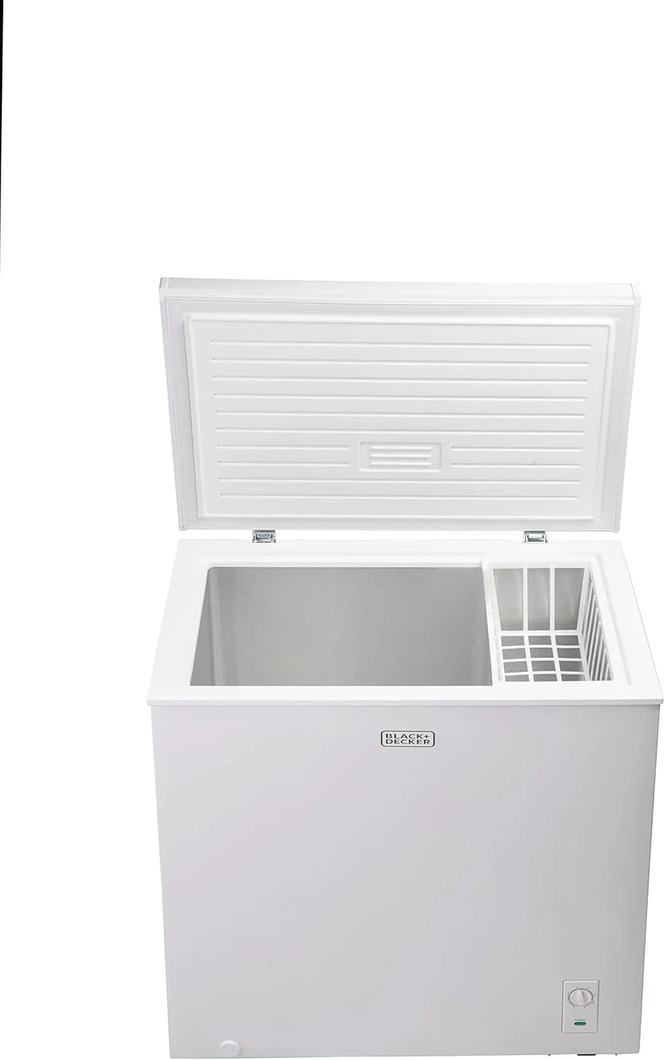 BLACK+DECKER 2.0 Cu. Ft. Compact Chest Freezer, Deep Freezer Holds Up To 70 Lbs. of Frozen Food