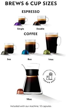 Nespresso Vertuo Next Coffee and Espresso Maker by De'Longhi, White