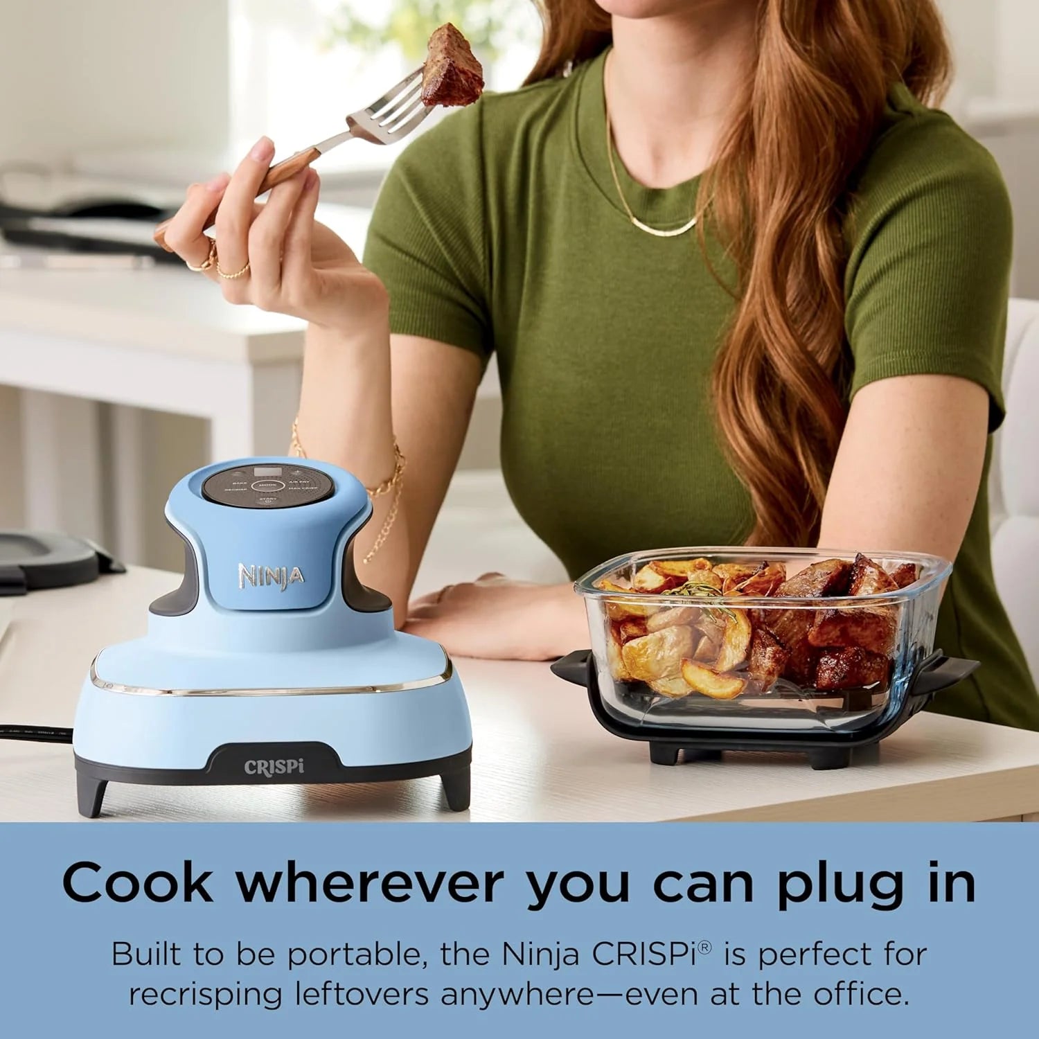 Ninja Crispi 4-in-1 Portable Glass Air Fryer Cooking System
