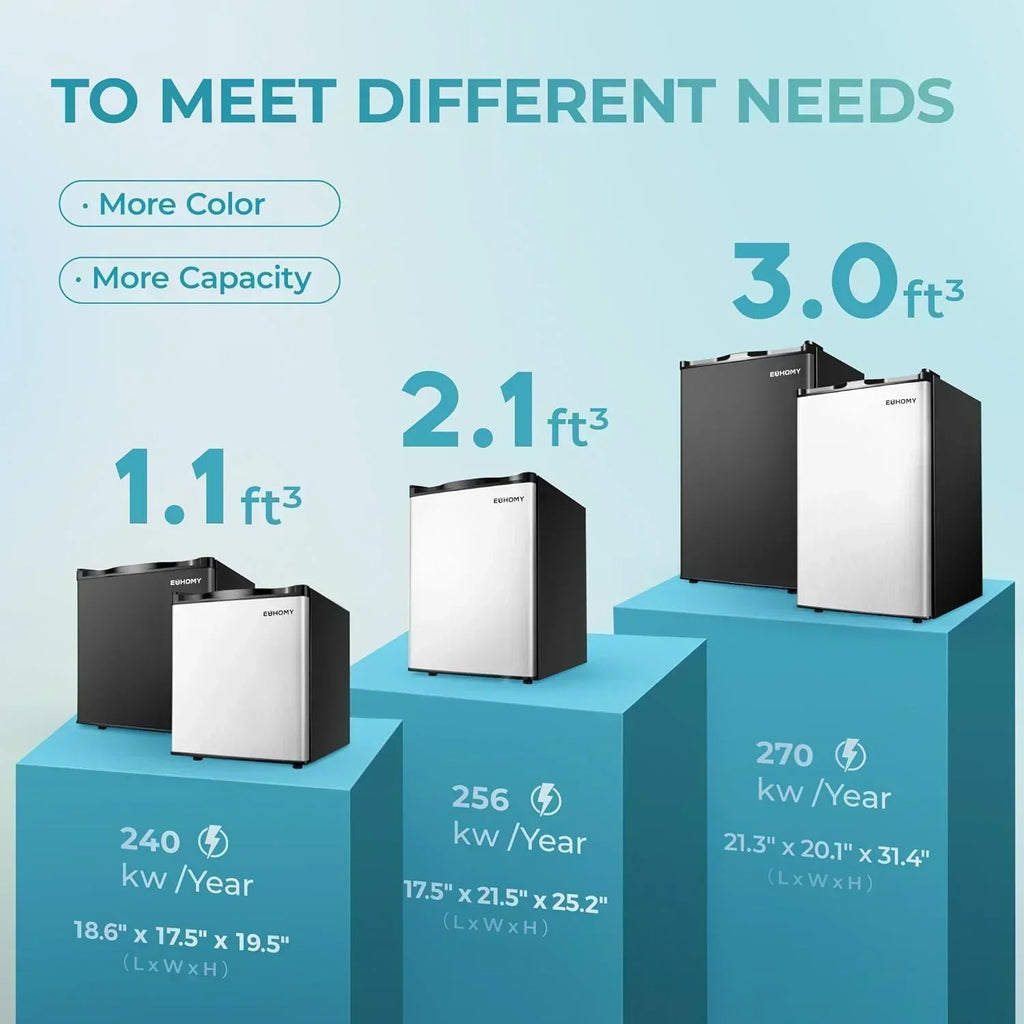 Upright freezer 3.0Cubic Feet Single Door Compact Mini Freezer with Reversible Door Small freezer