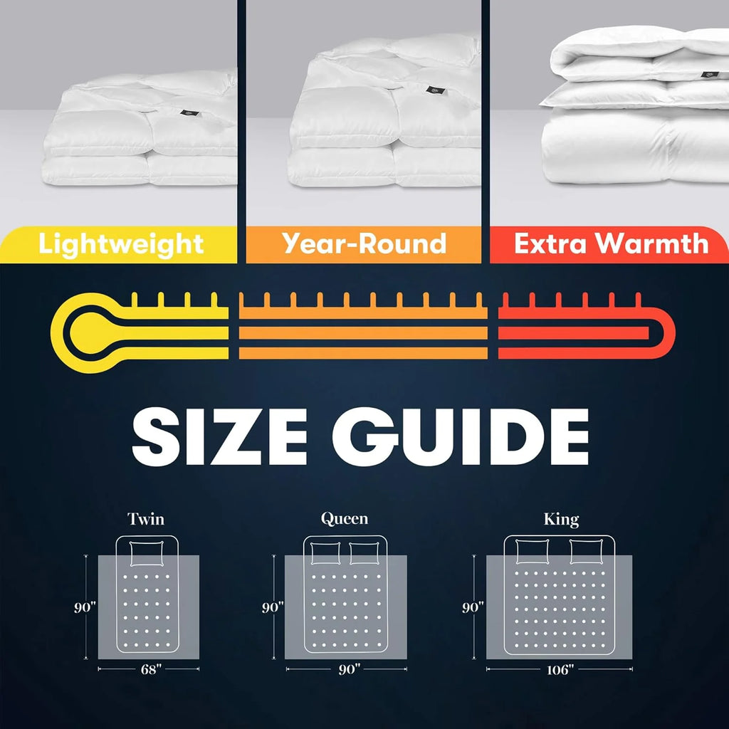 Luxury hypoallergenic duvet