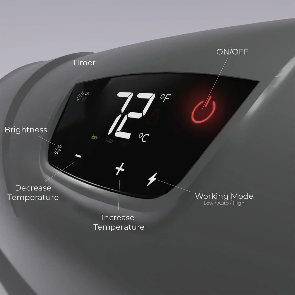 HS-1500-PHX-WIFI Infrared Heater Wifi Wall Mounted