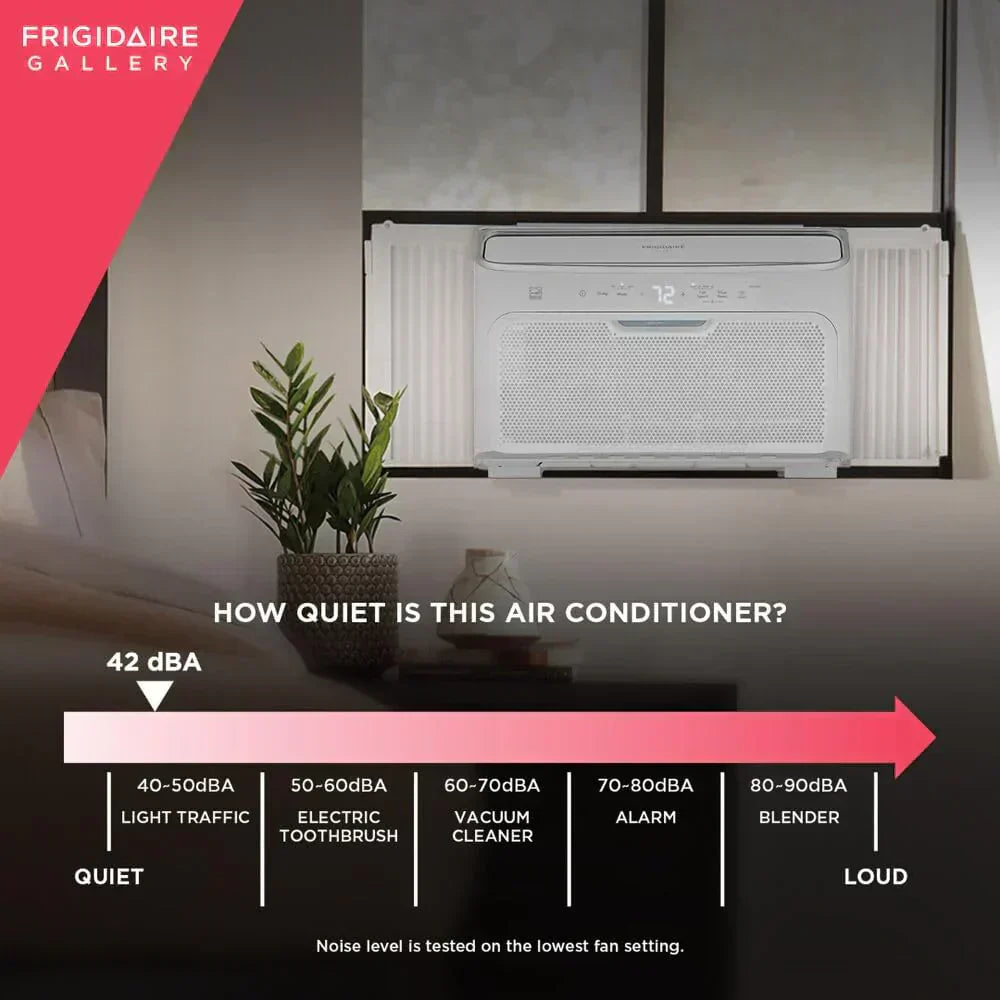 Frigidaire GHWQ103WC1 Inverter Quiet Temp Room Air Conditioner 10,000 BTU with Wi-Fi Connected
