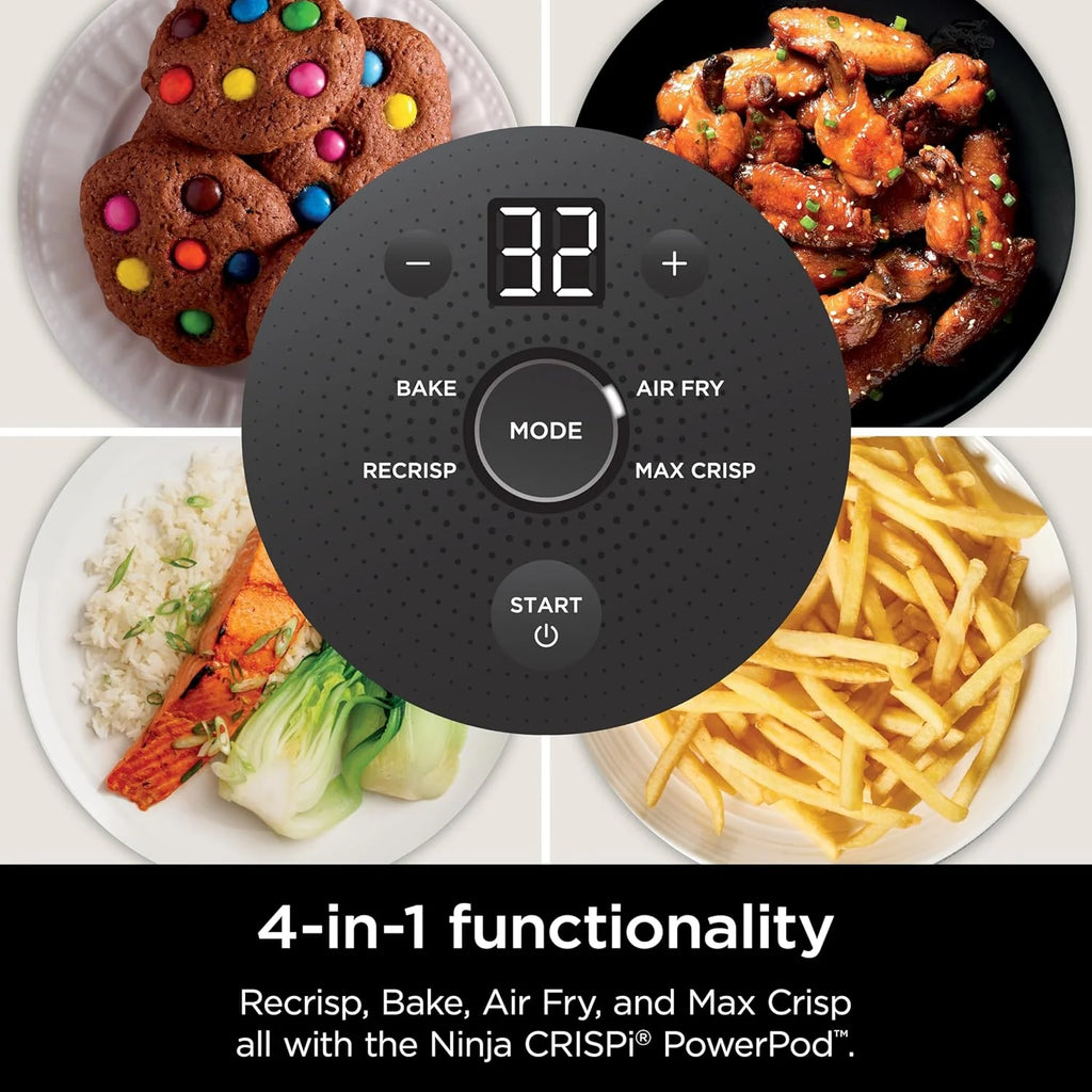 Ninja Crispi 4-in-1 Portable Glass Air Fryer Cooking System